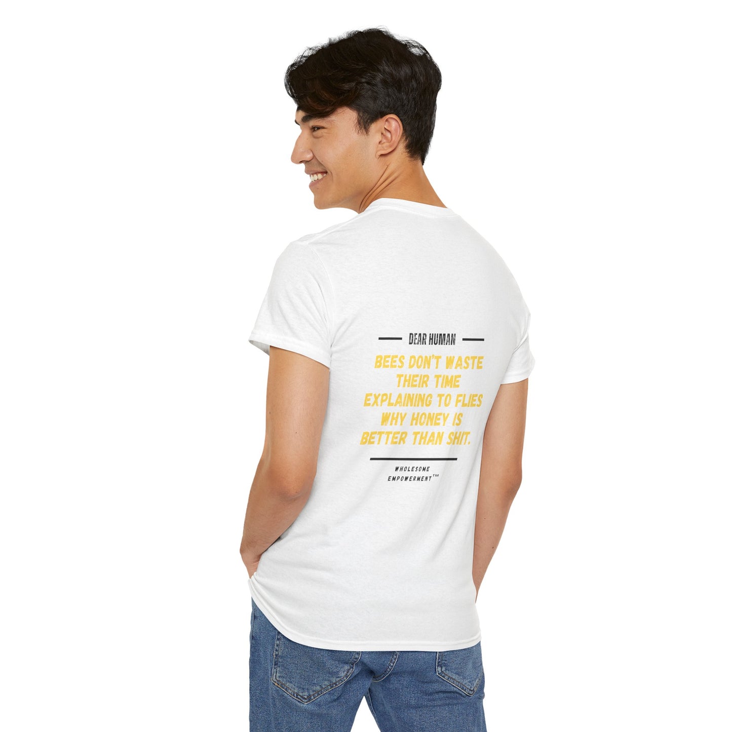 Bee Marshmallow Motivational Unisex Heavy Cotton Tee