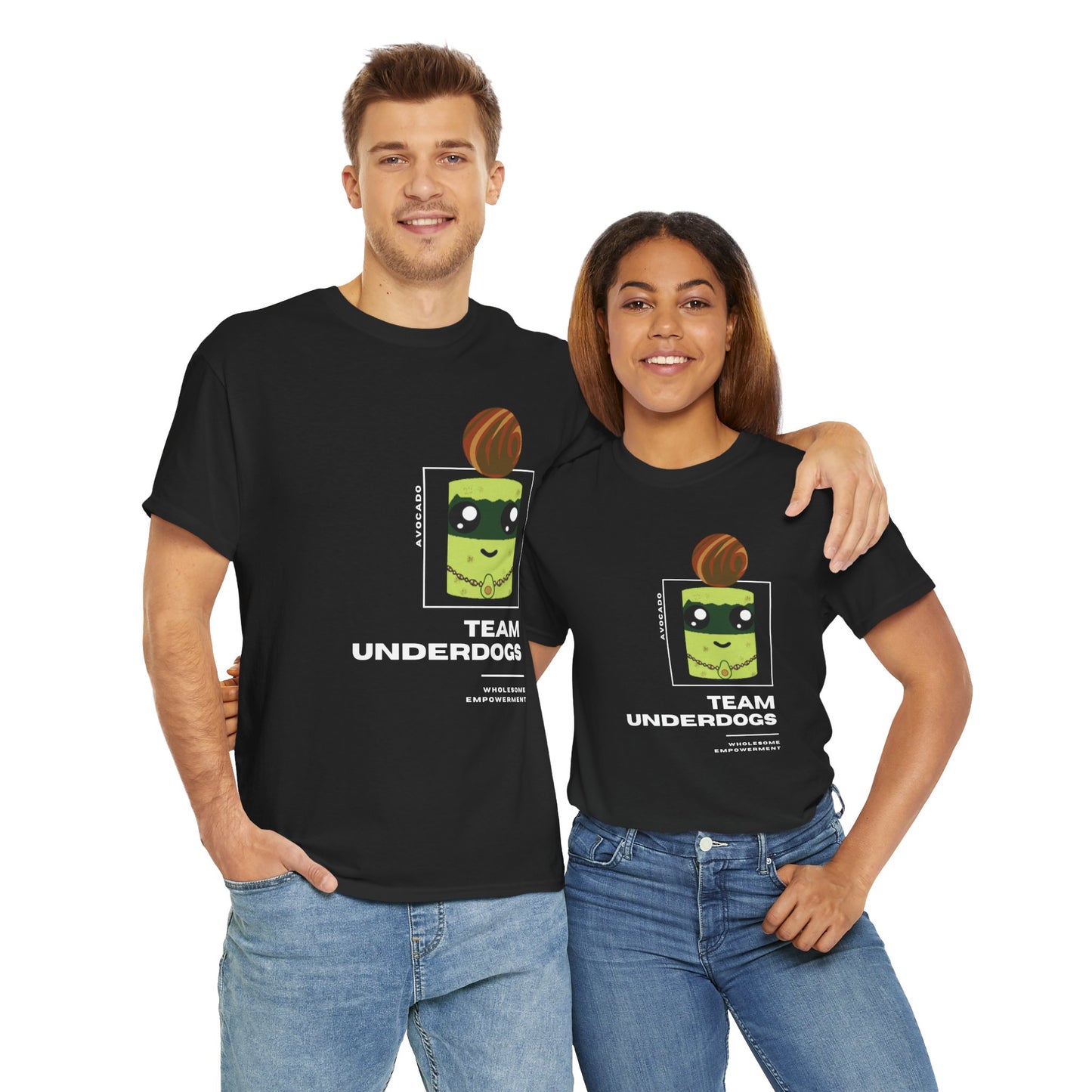 Avocado Marshmallow Motivational Unisex Heavy Cotton Tee