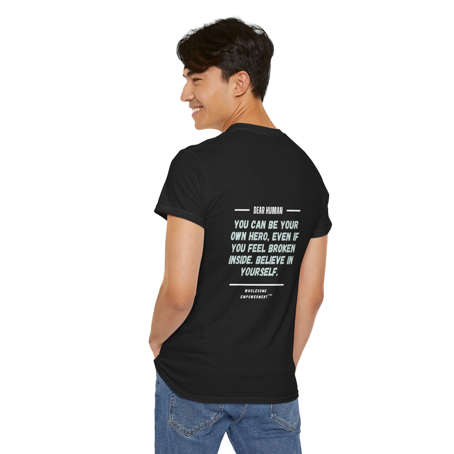 Robot Marshmallow Motivational Unisex Heavy Cotton Tee