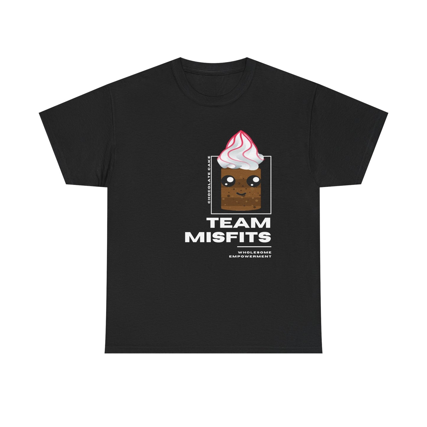 Chocolate Cake Marshmallow Motivational Unisex Heavy Cotton Tee