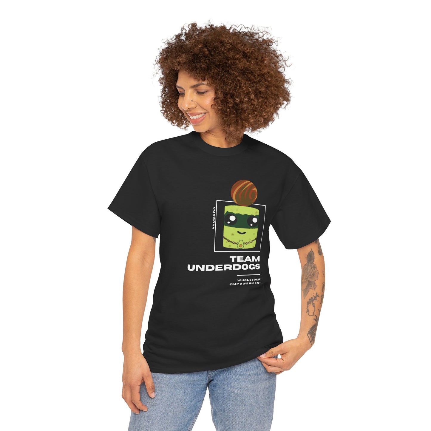 Avocado Marshmallow Motivational Unisex Heavy Cotton Tee