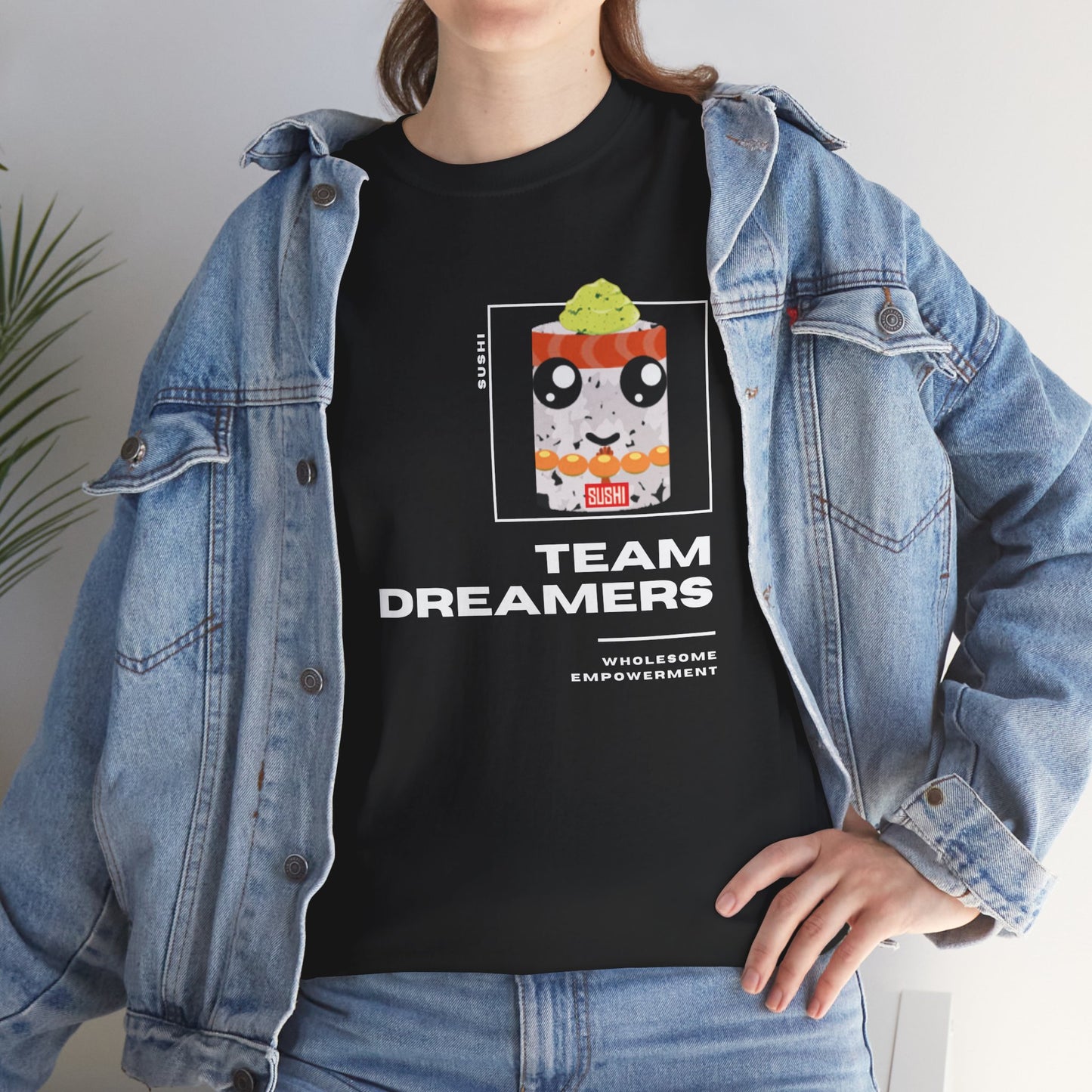 Sushi Marshmallow Motivational Unisex Heavy Cotton Tee