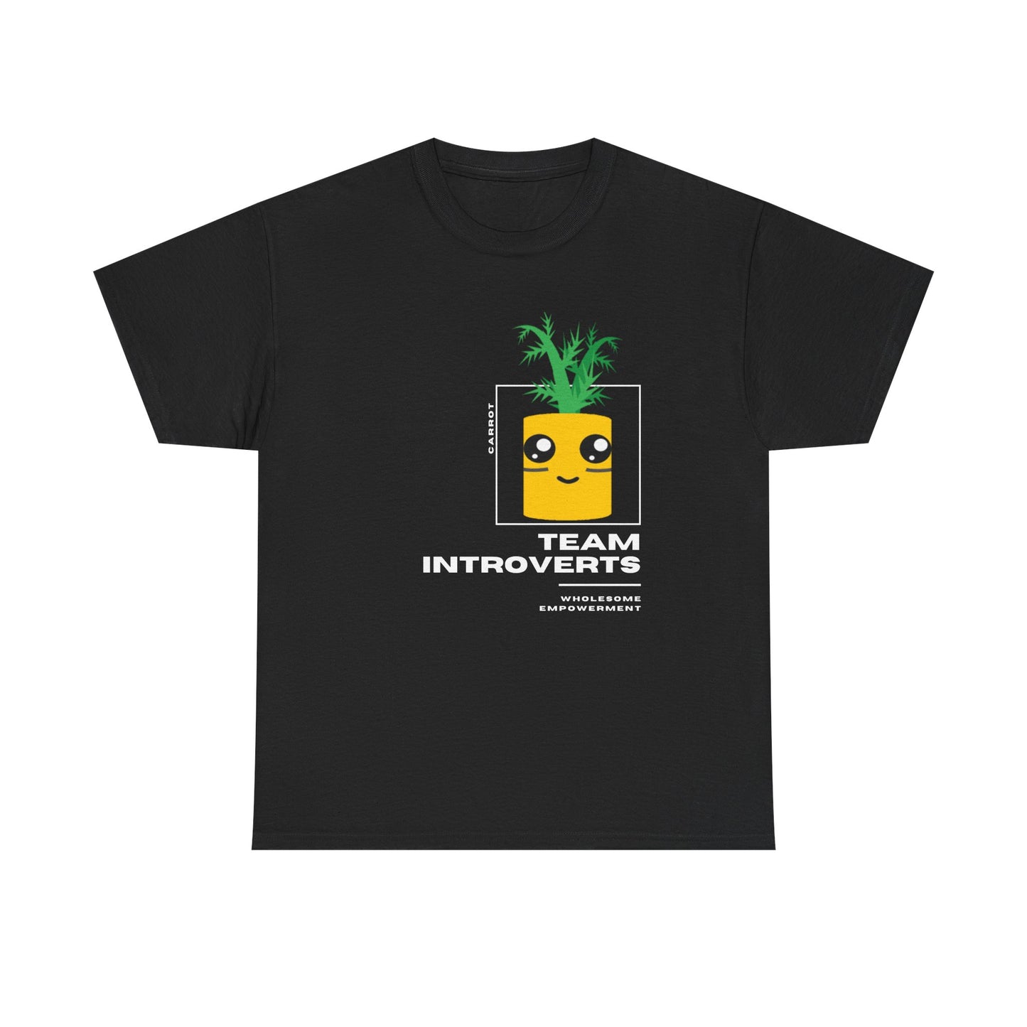 Carrot Marshmallow Motivational Unisex Heavy Cotton Tee