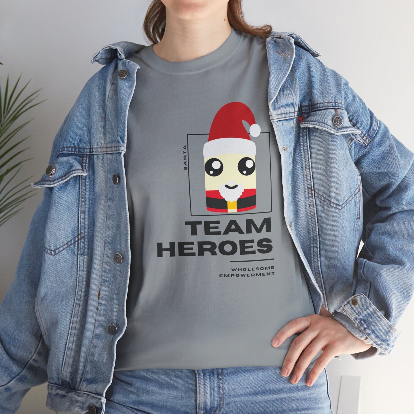 Santa Marshmallow Motivational Unisex Heavy Cotton Tee