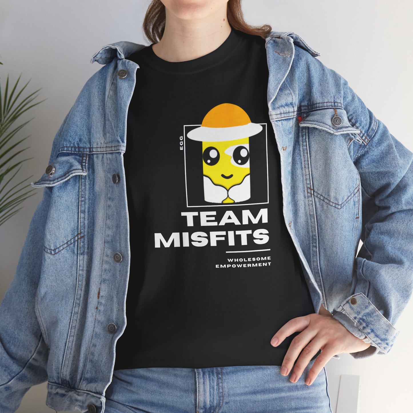 Egg Marshmallow Motivational Unisex Heavy Cotton Tee