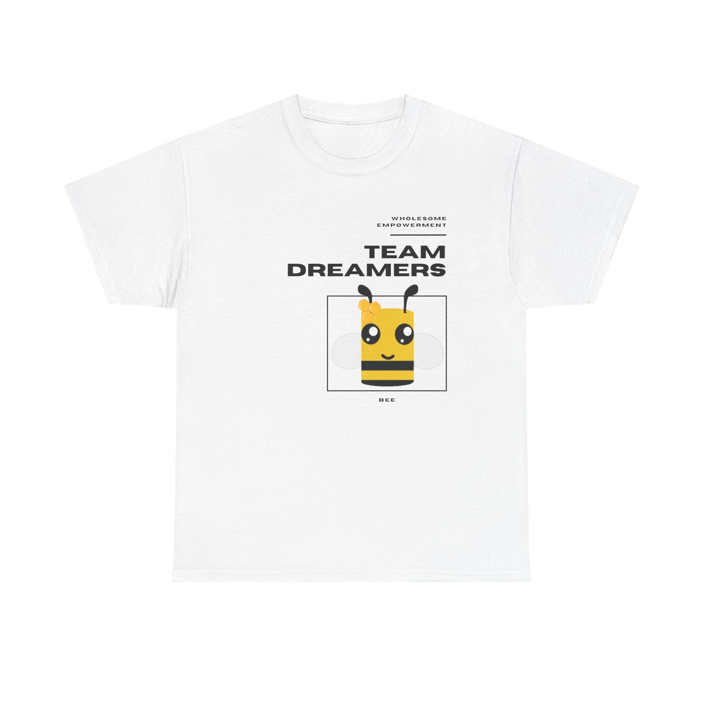 Bee Marshmallow Motivational Unisex Heavy Cotton Tee