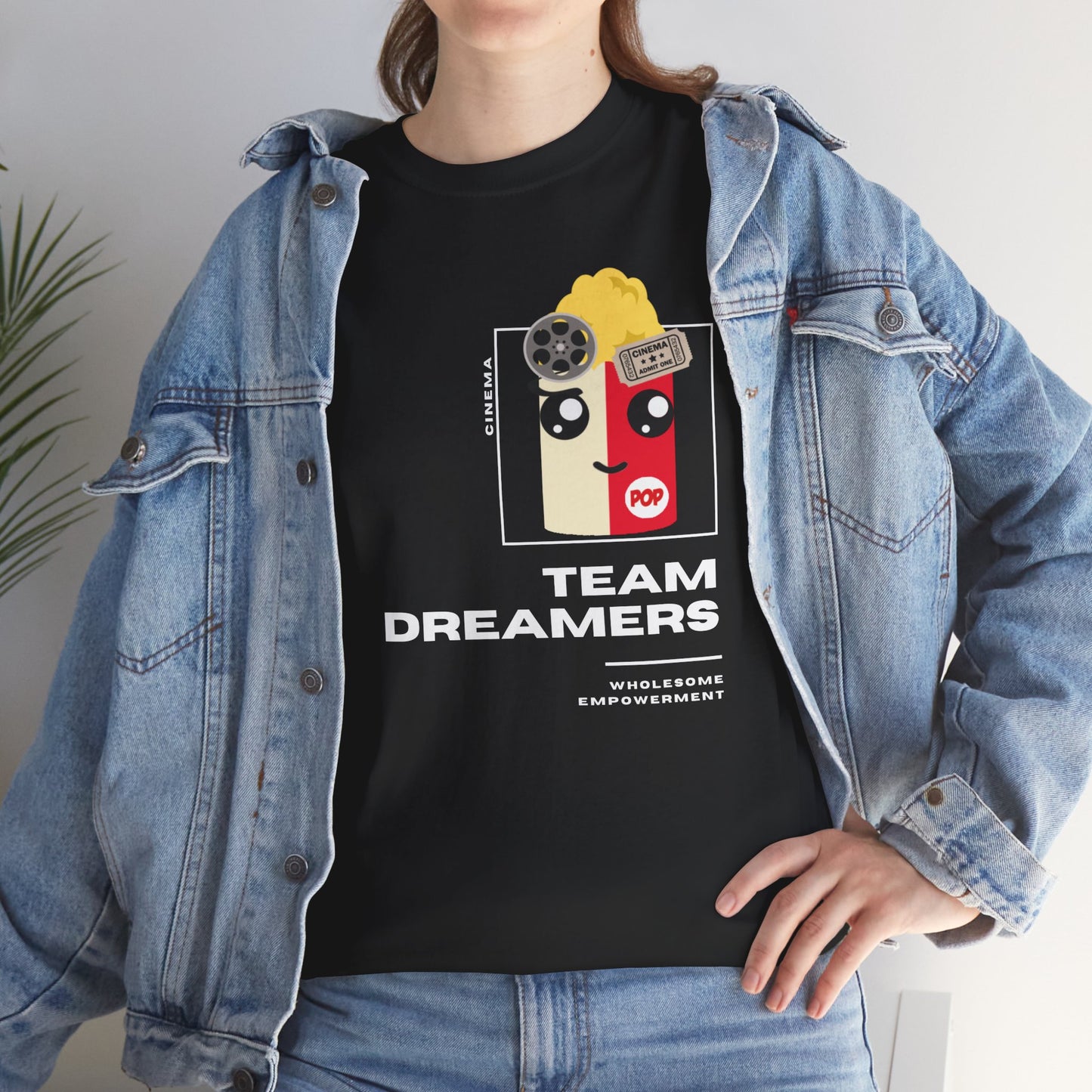 Cinema Marshmallow Motivational Unisex Heavy Cotton Tee