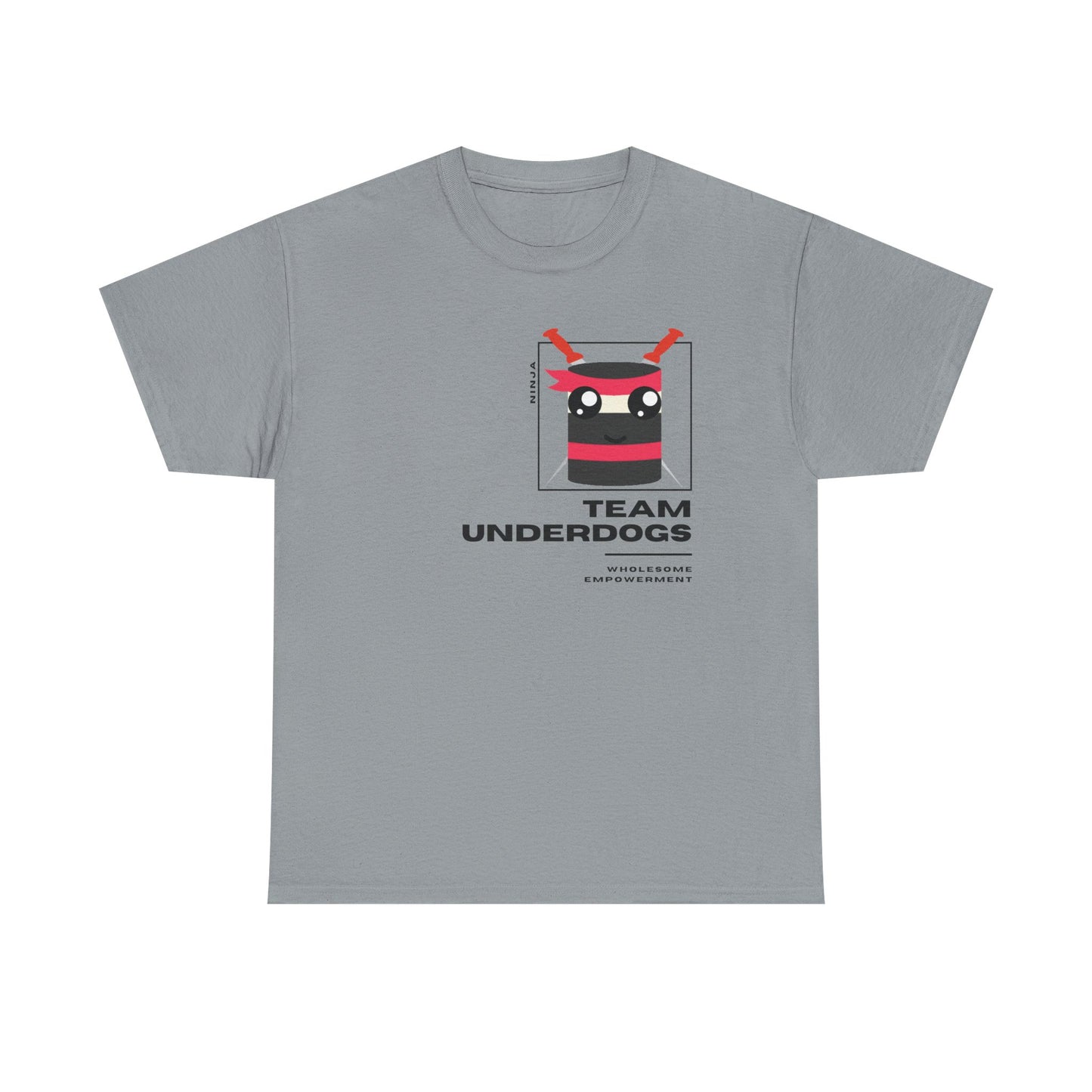 Ninja Marshmallow Motivational Unisex Heavy Cotton Tee