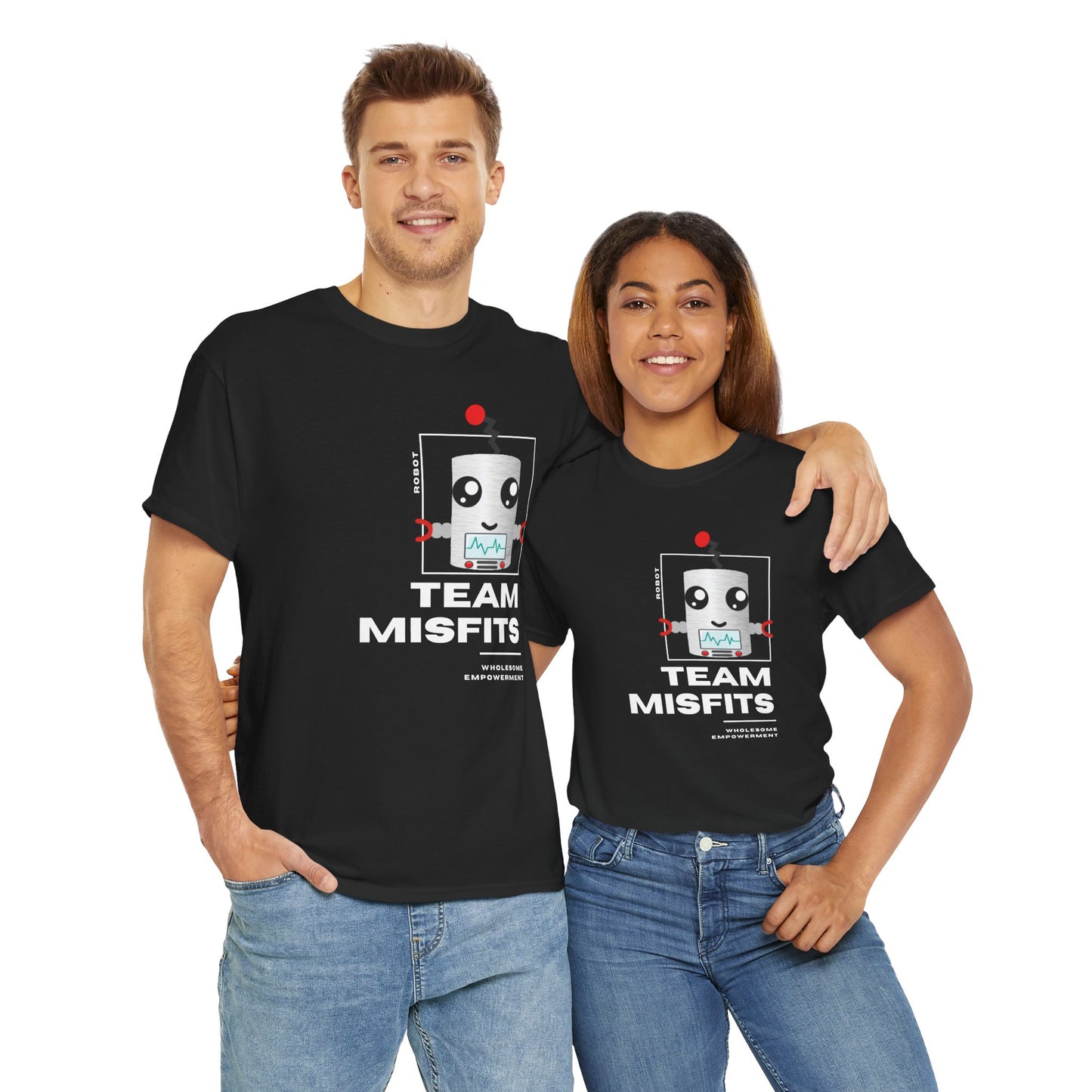 Robot Marshmallow Motivational Unisex Heavy Cotton Tee