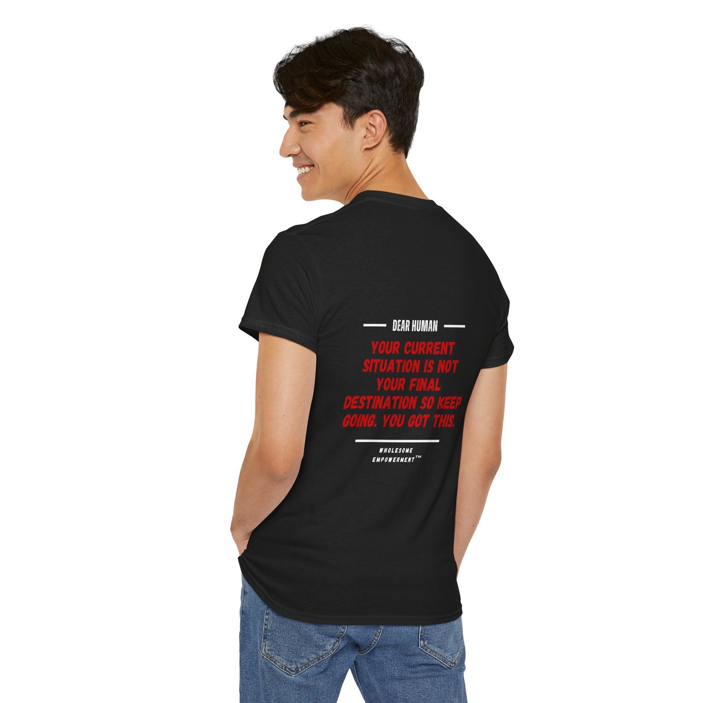 Strawberry Marshmallow Motivational Unisex Heavy Cotton Tee