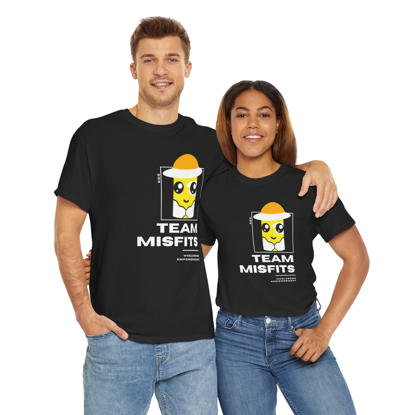 Egg Marshmallow Motivational Unisex Heavy Cotton Tee