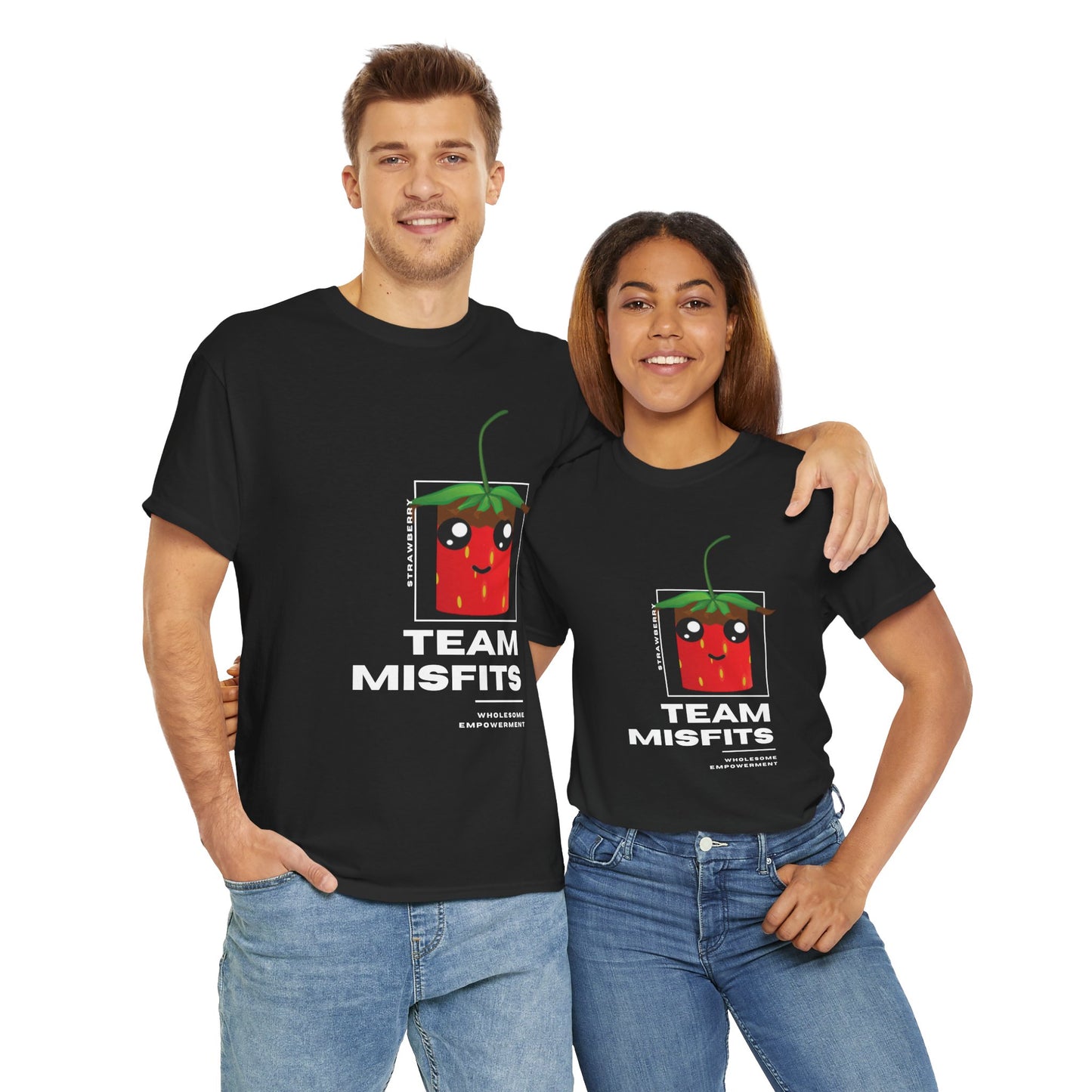 Strawberry Marshmallow Motivational Unisex Heavy Cotton Tee
