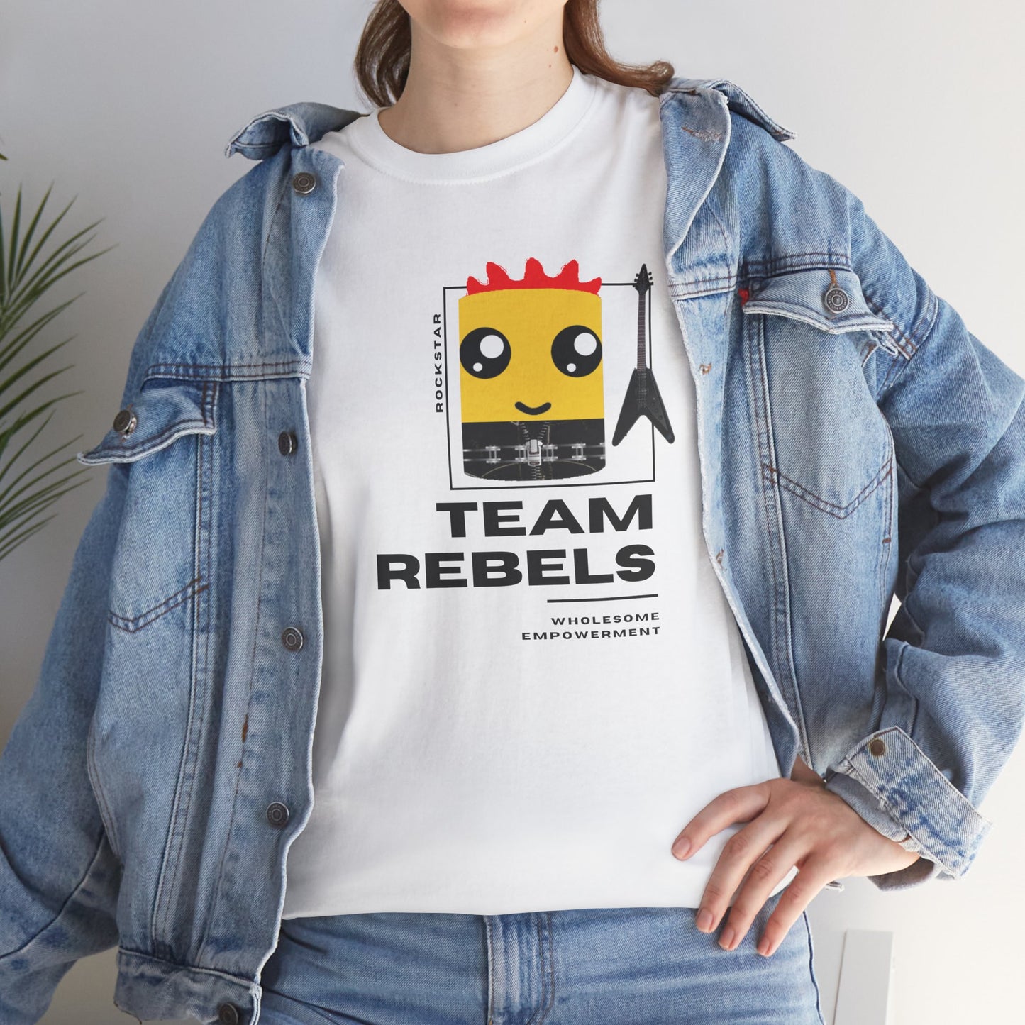 Rockstar Marshmallow Motivational Unisex Heavy Cotton Tee