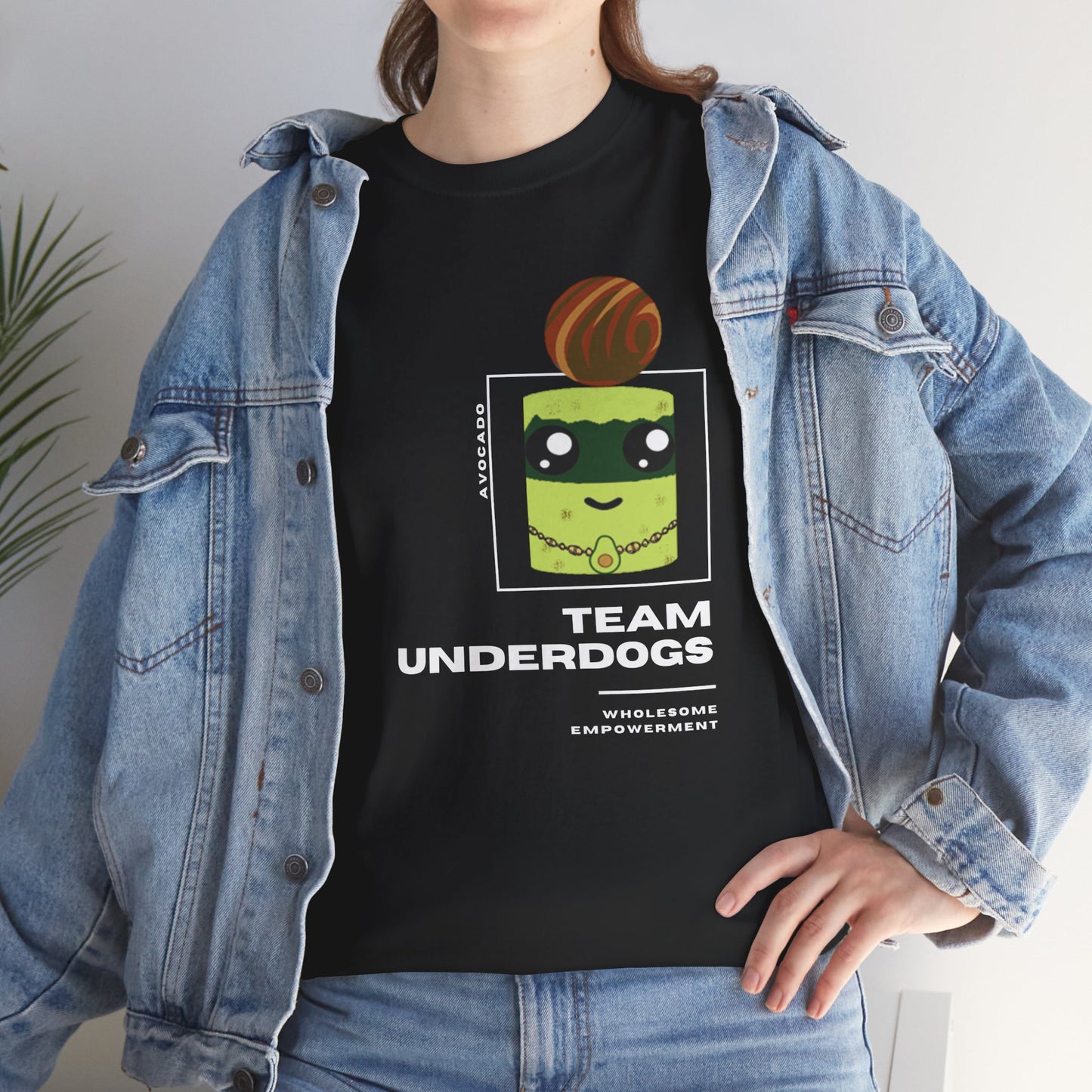 Avocado Marshmallow Motivational Unisex Heavy Cotton Tee