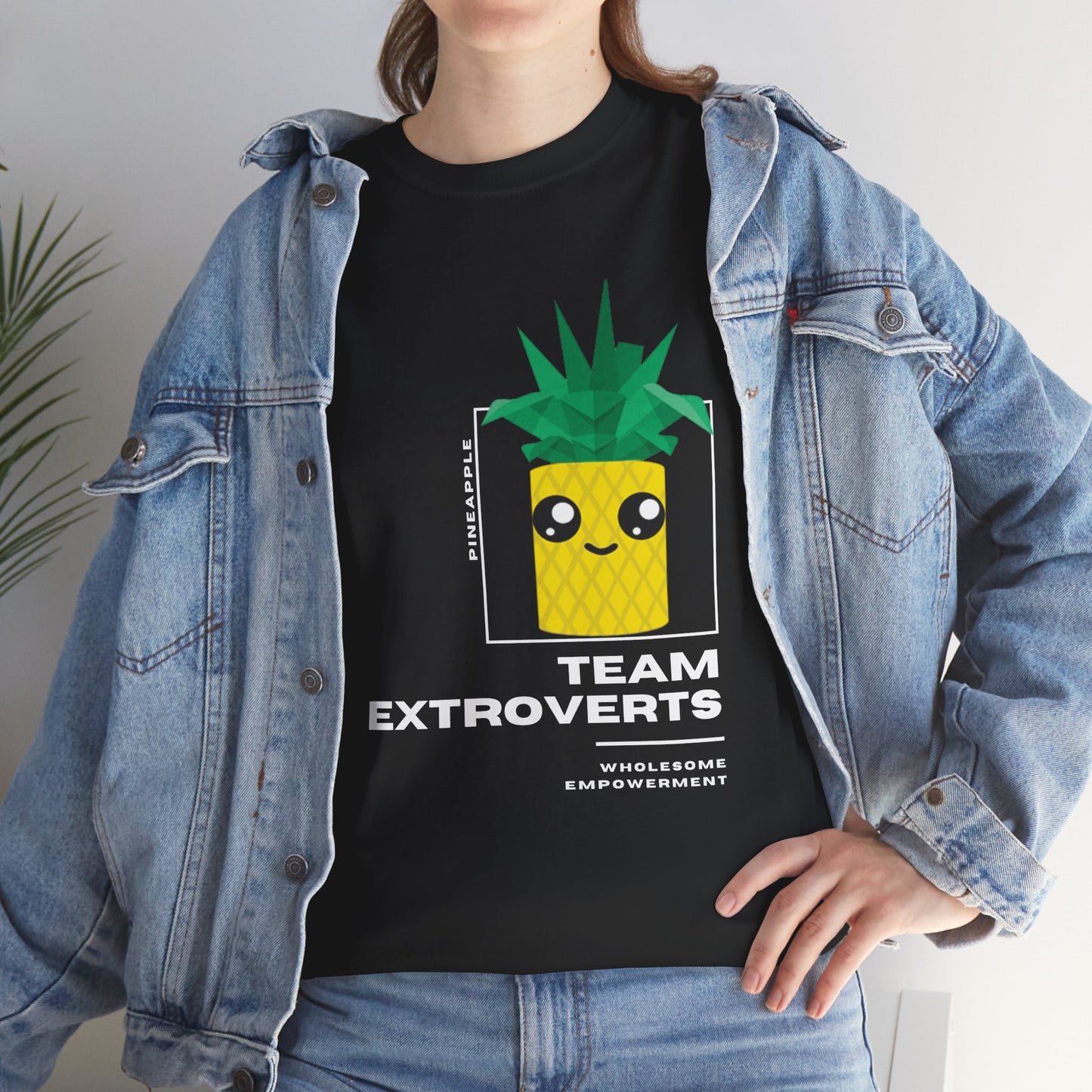 Pineapple Marshmallow Motivational Unisex Heavy Cotton Tee