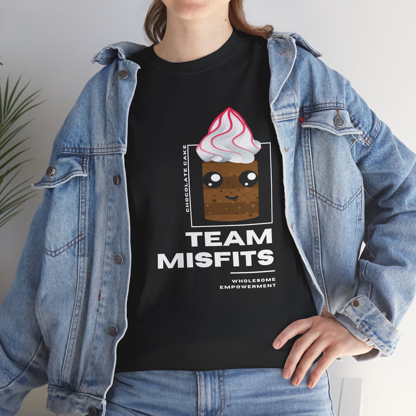 Chocolate Cake Marshmallow Motivational Unisex Heavy Cotton Tee