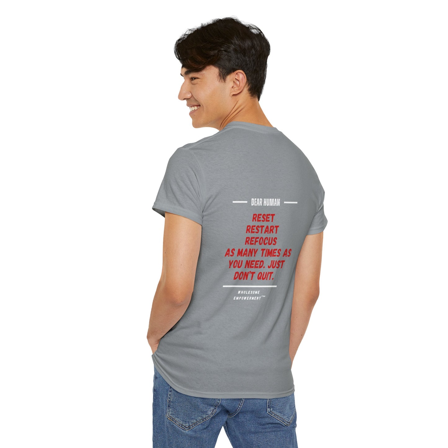 Ninja Marshmallow Motivational Unisex Heavy Cotton Tee