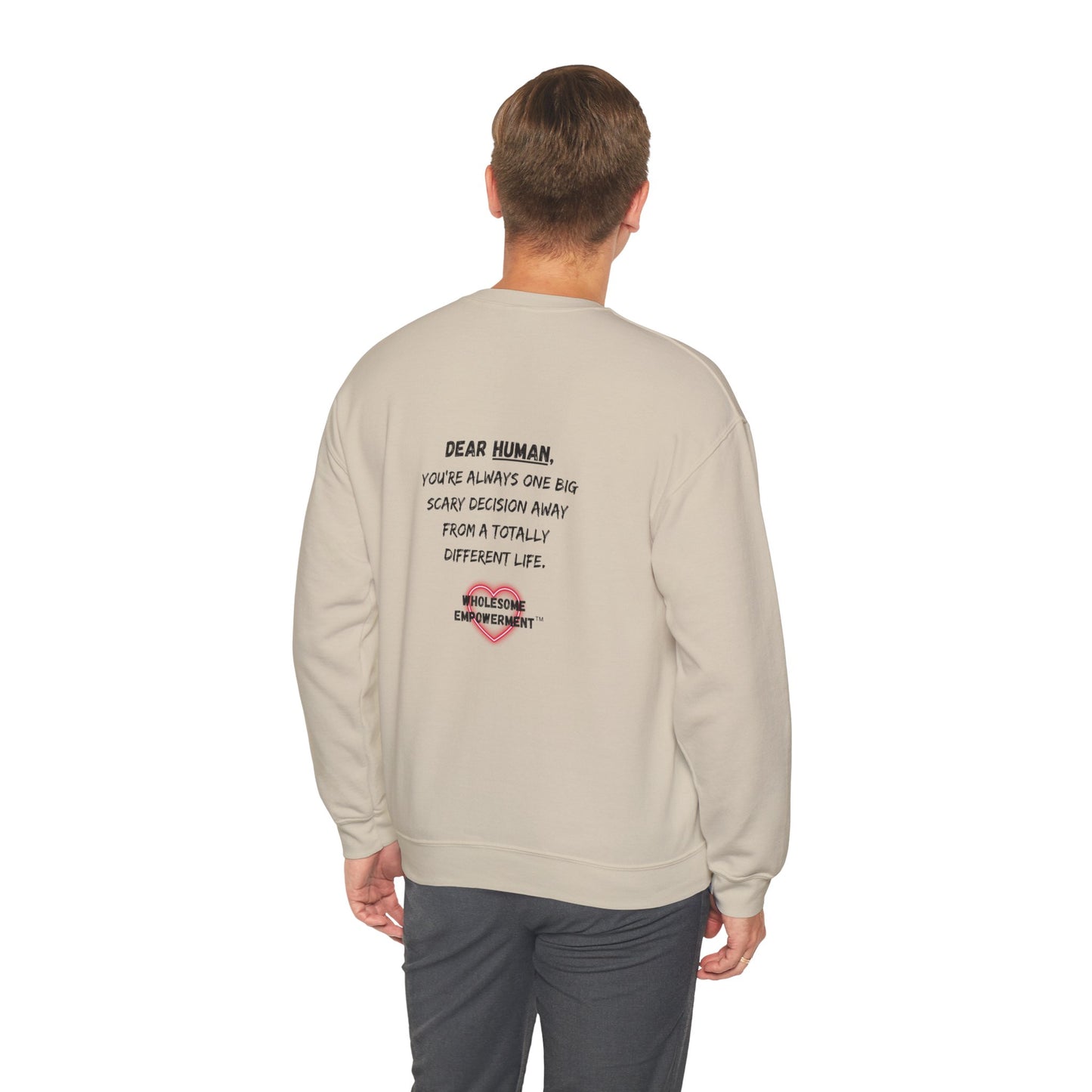 Police Marshmallow Empowering Unisex Heavy Blend™ Crewneck Sweatshirt - 'Main Character'