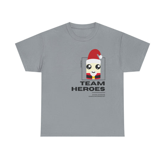Santa Marshmallow Motivational Unisex Heavy Cotton Tee