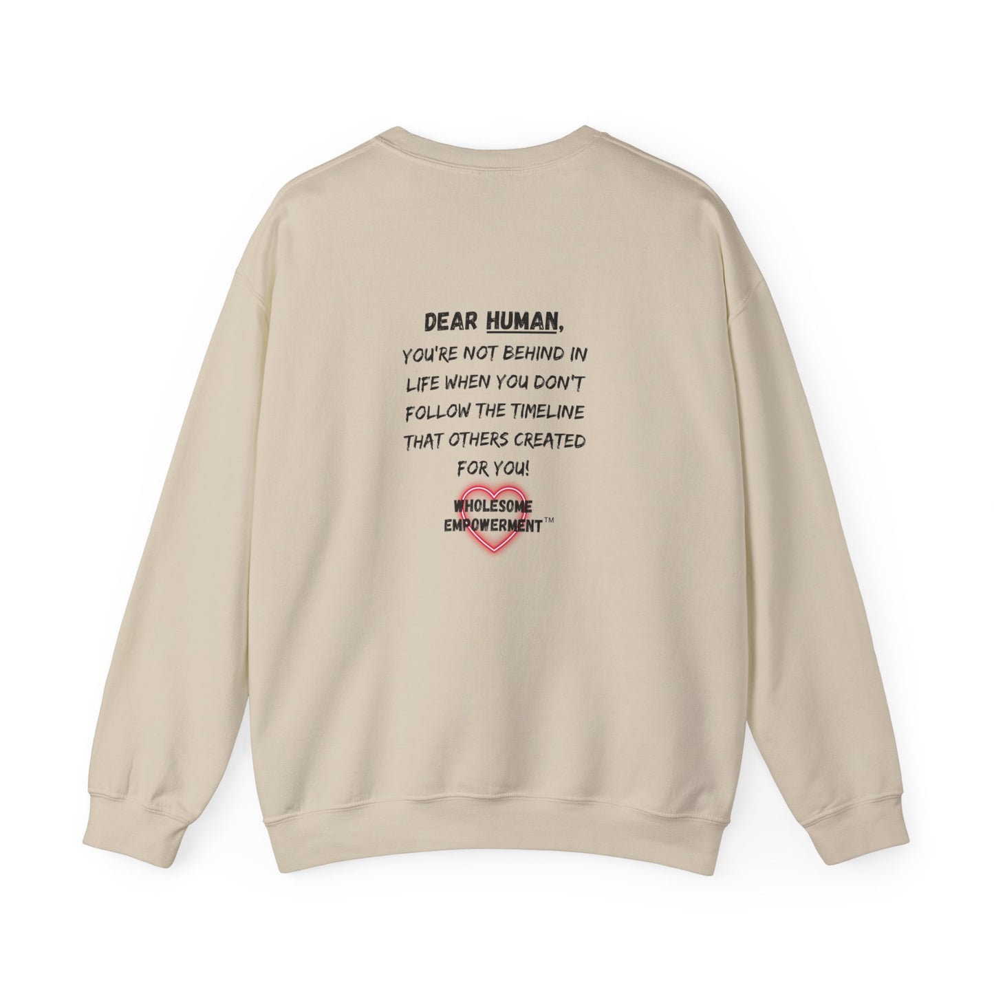 Graduation Marshmallow Empowering Unisex Heavy Blend™ Crewneck Sweatshirt - 'A Path Forward'