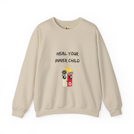 Cinema Marshmallow Empowering Unisex Heavy Blend™ Crewneck Sweatshirt - 'Inner Child'