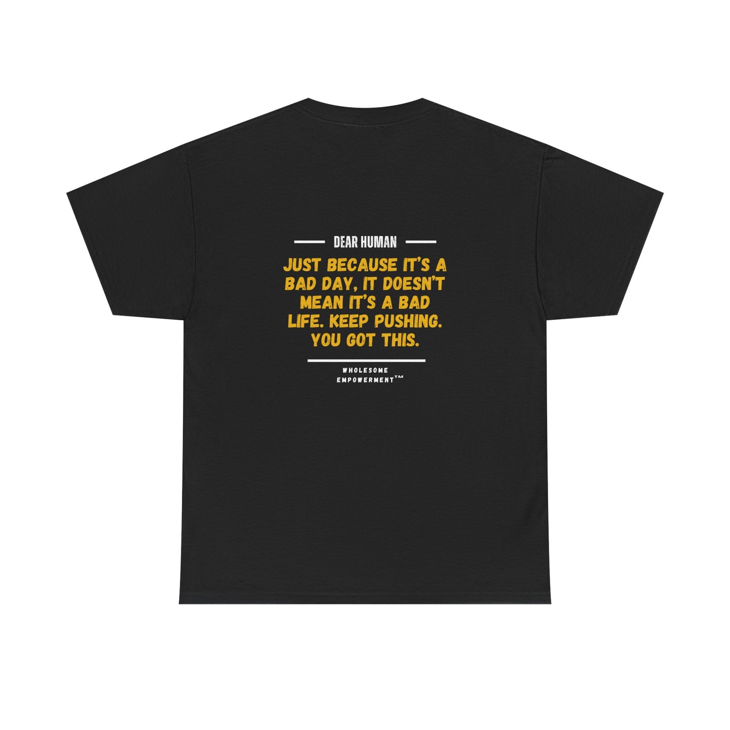 Time Traveler Marshmallow Motivational Unisex Heavy Cotton Tee