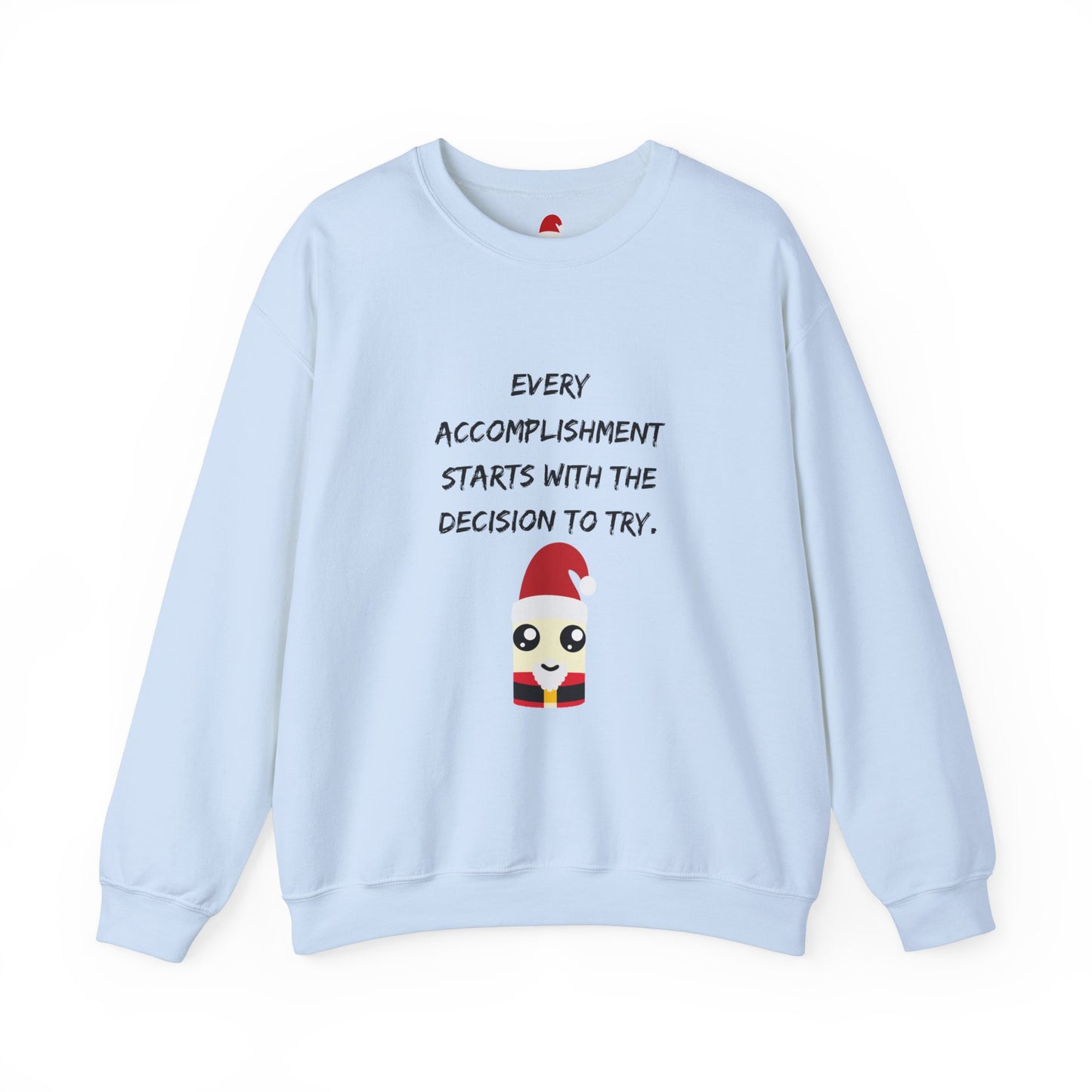 Santa Marshmallow Empowering Unisex Heavy Blend™ Crewneck Sweatshirt - 'Accomplishments'