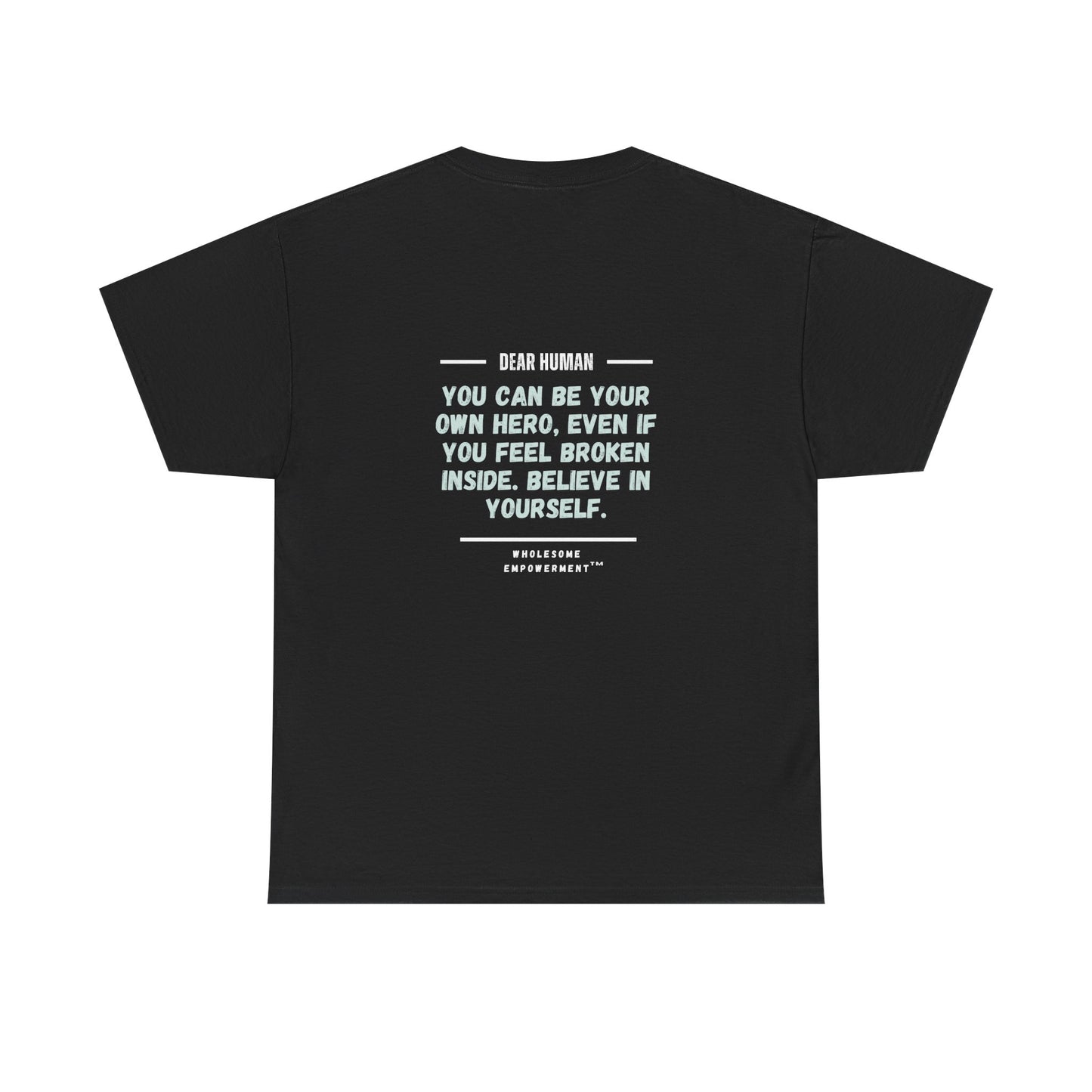 Robot Marshmallow Motivational Unisex Heavy Cotton Tee