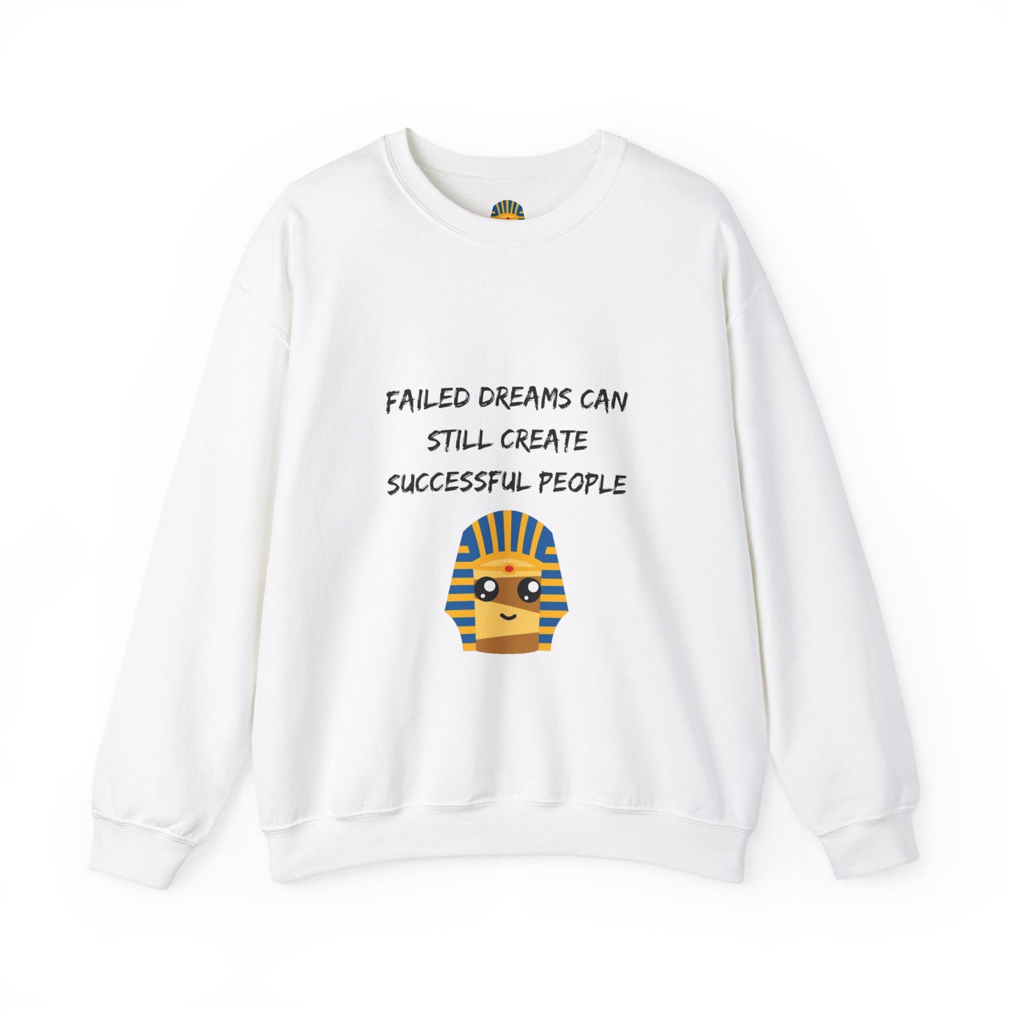 Pharaoh Marshmallow Empowering Unisex Heavy Blend™ Crewneck Sweatshirt - 'Successful People'