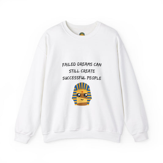 Pharaoh Marshmallow Empowering Unisex Heavy Blend™ Crewneck Sweatshirt - 'Successful People'