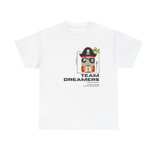 Pirate Marshmallow Motivational Unisex Heavy Cotton Tee