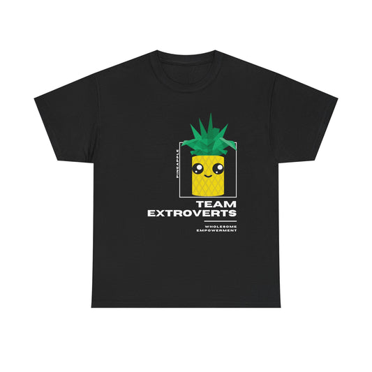Pineapple Marshmallow Motivational Unisex Heavy Cotton Tee