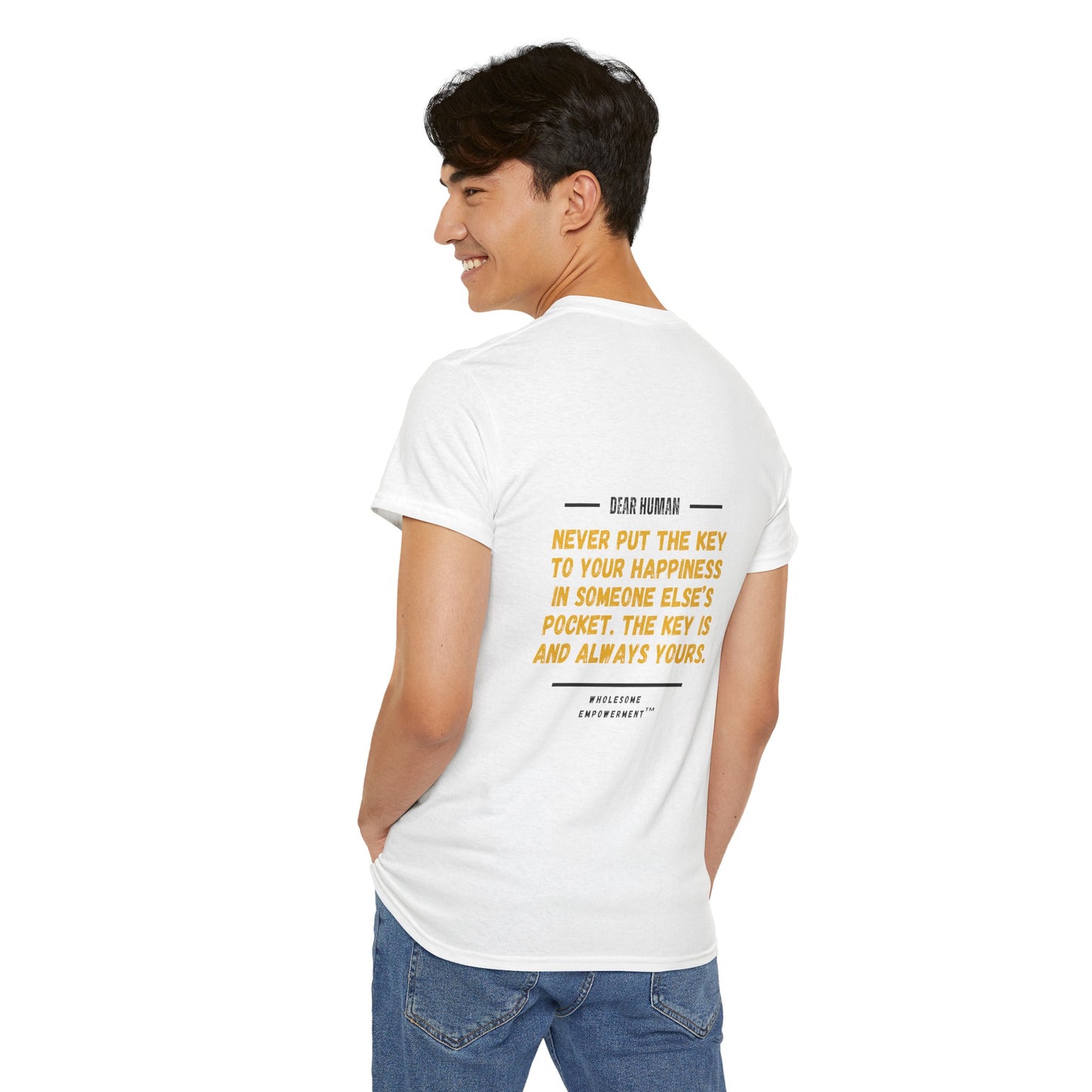 Angel Marshmallow Motivational Unisex Heavy Cotton Tee